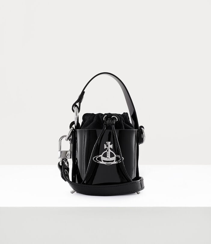 Vivienne Westwood SHINY PATENT MINI DAISY BAG